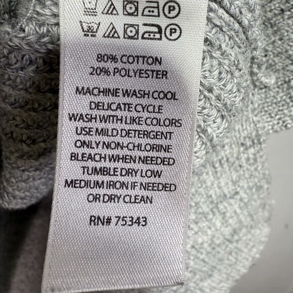 Akini Knit Hoodie Women’s Size XL Heather Gray Casual - Picture 3 of 4